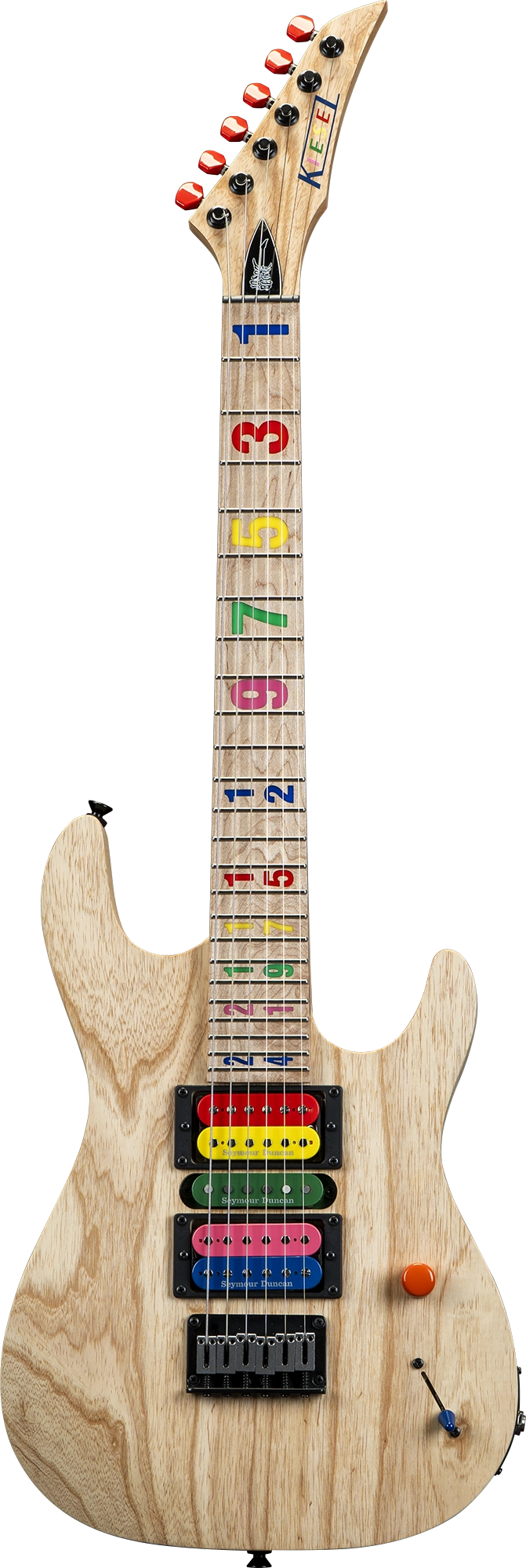 Jason Becker Numbers Guitar - Full Body